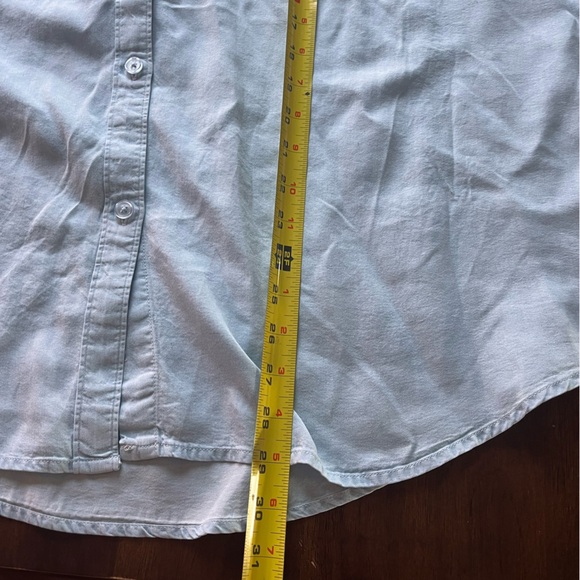 Como Vintage denim shirt women’s 3x button down blue NWT fall minimalist long - Picture 8 of 10